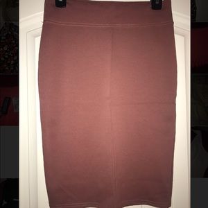 SOLDDD Mauve Pencil Skirt